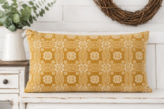 GETTYSBURG MUSTARD/CREAM  20X30 PILLOW SHAM